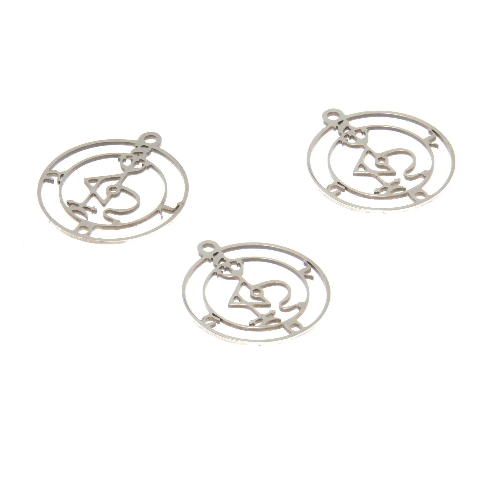5pcs/lot Demons Charm Samael Sigil for Samael Sigil of Demons Stainless Steel Charm Pendant 25mm
5pcs/lot Demons Charm Samael Sigil for Samael Sigil of Demons Stainless Steel Charm Pendant 25mm