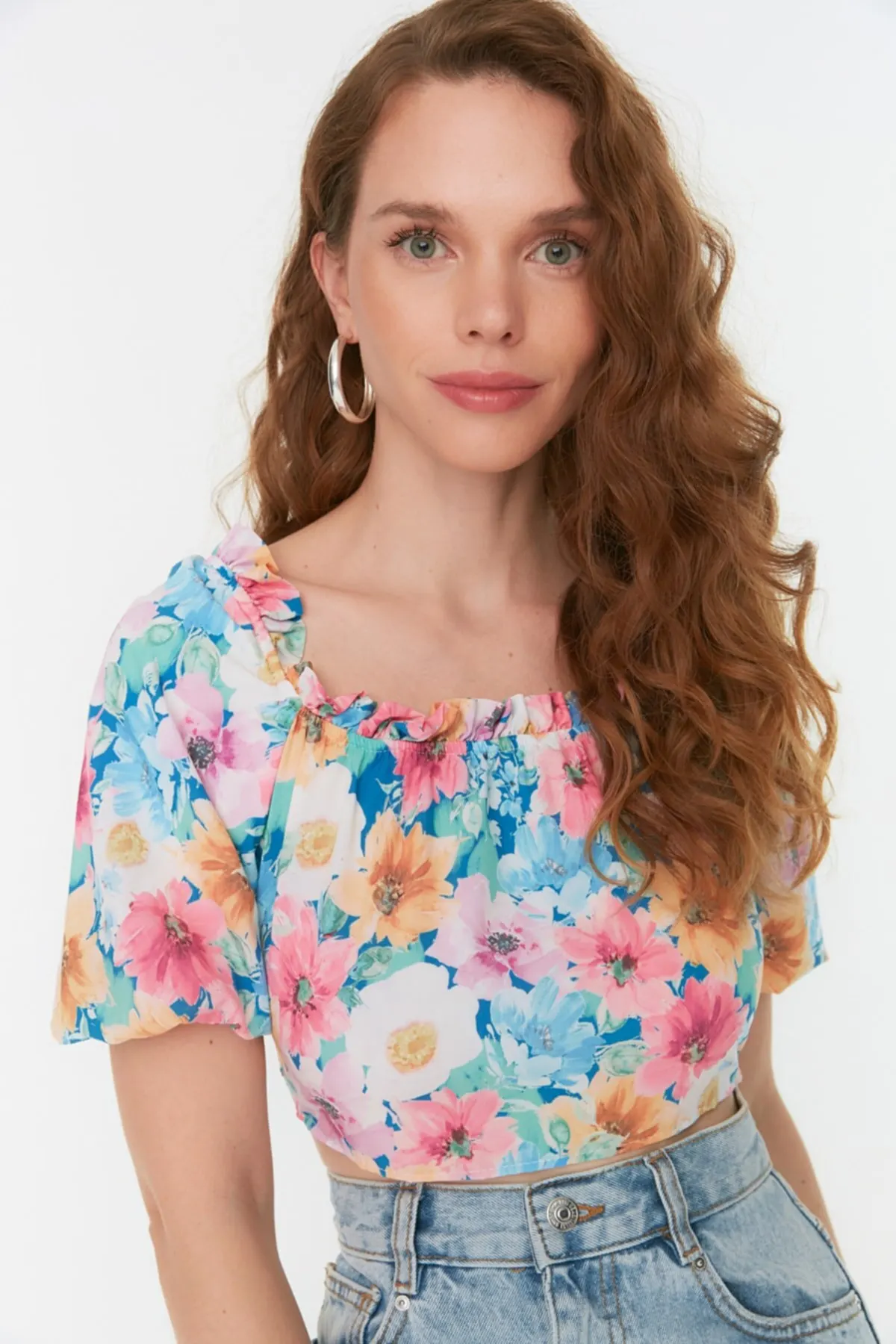 Women's Summer Crop Top Blouse Multi Color Printed Crop Blouse Casual Tank Top Vest Blouse
Women's Summer Crop Top Blouse Multi Color Printed Crop Blouse Casual Tank Top Vest Blouse