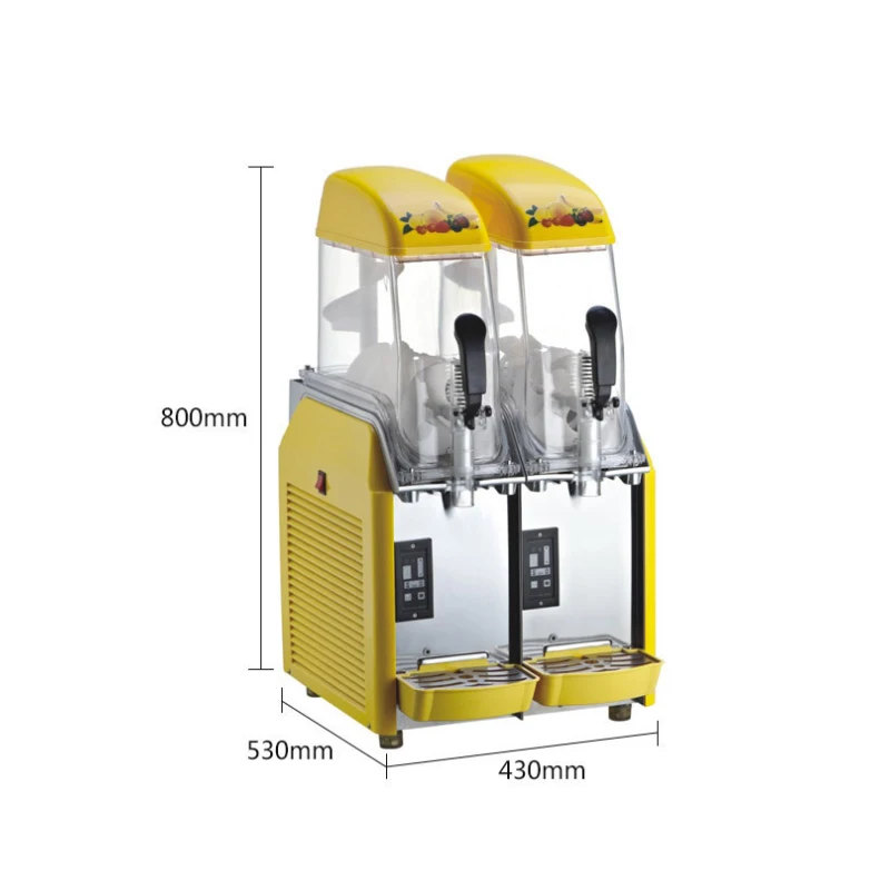 Commercial Slush Machine Soft Single Double Tank Snow Melting Smoothies Granita Slusher Cold Drink Ice Cream Maker
Commercial Slush Machine Soft Single Double Tank Snow Melting Smoothies Granita Slusher Cold Drink Ice Cream Maker