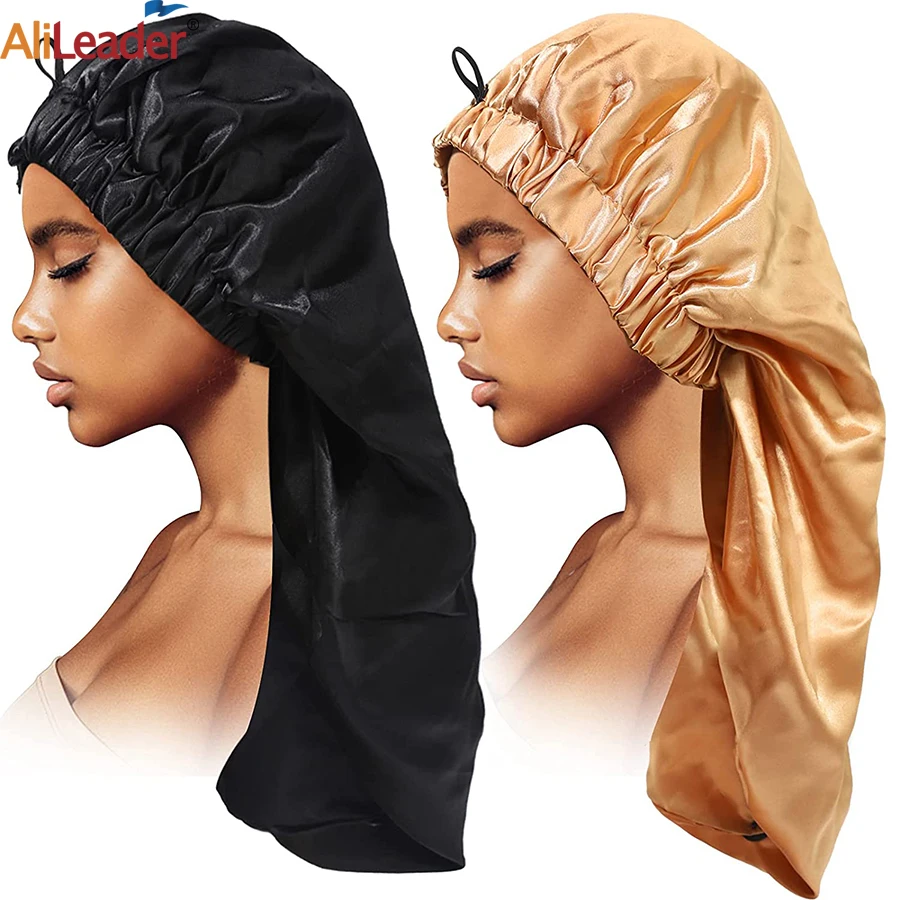 Elastic Satin Bonnets Sleeping Hat Long Silk Night Sleep Cap For Hair Care Bonnet Nightcap Adjustable Satin Bonnet With Buckle
Elastic Satin Bonnets Sleeping Hat Long Silk Night Sleep Cap For Hair Care Bonnet Nightcap Adjustable Satin Bonnet With Buckle