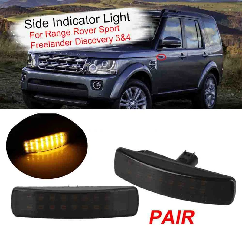 Dynamic Side Markers 5W LED Indicator Turn Signal Lamp For Land Rover Range Rover Sport Freeland2 Discovery 3/4 L319
Dynamic Side Markers 5W LED Indicator Turn Signal Lamp For Land Rover Range Rover Sport Freeland2 Discovery 3/4 L319