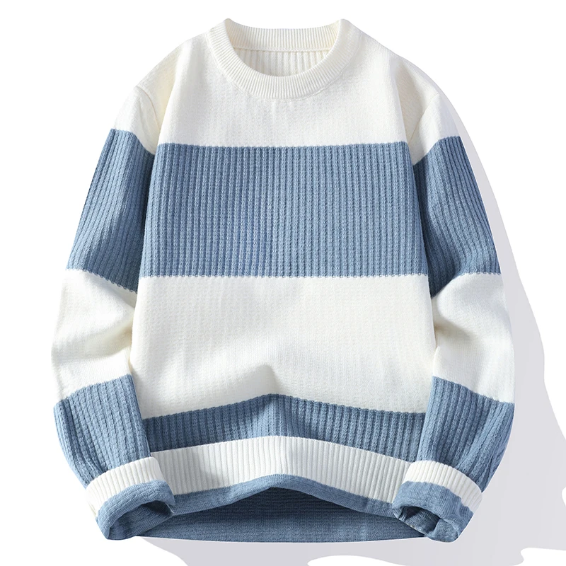 Осень-зима 2023, модные свитера с круглым вырезом, Мужской Свободный Повседневный Новый стильный плотный теплый свитер, мужские пуловеры, размеры
Осень-зима 2023, модные свитера с круглым вырезом, Мужской Свободный Повседневный Новый стильный плотный теплый свитер, мужские пуловеры, размеры