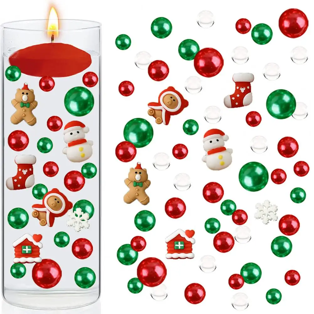 Stocking Vase Filler Festive Christmas Vase Filler Snowman Santa Claus Stocking Party Supplies for Decoration with Beads
Stocking Vase Filler Festive Christmas Vase Filler Snowman Santa Claus Stocking Party Supplies for Decoration with Beads