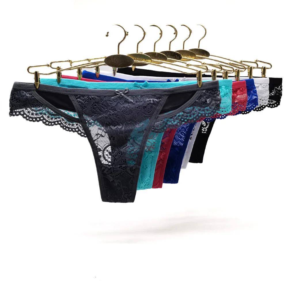12Pcs/Lot Women's Sexy Lace Panties Hollow Out Solid Color Ladies Cotton Thong Female Transparent G-string Underpants Underwear 
12Pcs/Lot Women's Sexy Lace Panties Hollow Out Solid Color Ladies Cotton Thong Female Transparent G-string Underpants Underwear