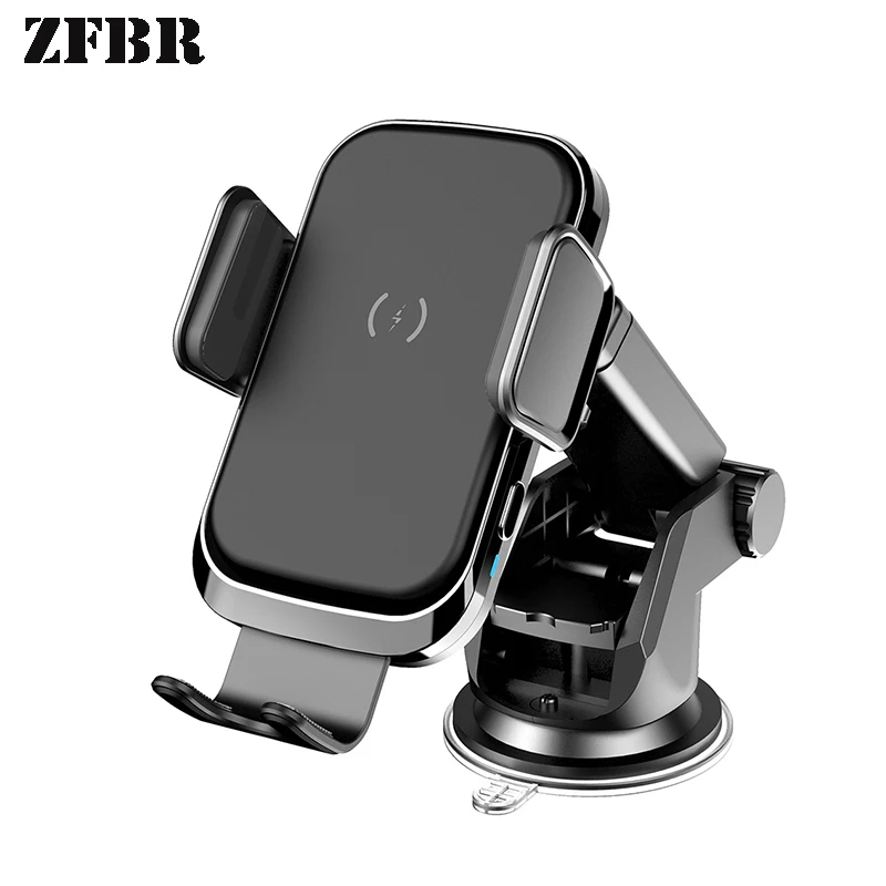 Auto Clamping 15W Qi Wireless Car Charger for iPhone XR X 12 13 Pro Max Samsung S20 S30 Infrared Sensor Capacitor Phone Holder
Auto Clamping 15W Qi Wireless Car Charger for iPhone XR X 12 13 Pro Max Samsung S20 S30 Infrared Sensor Capacitor Phone Holder