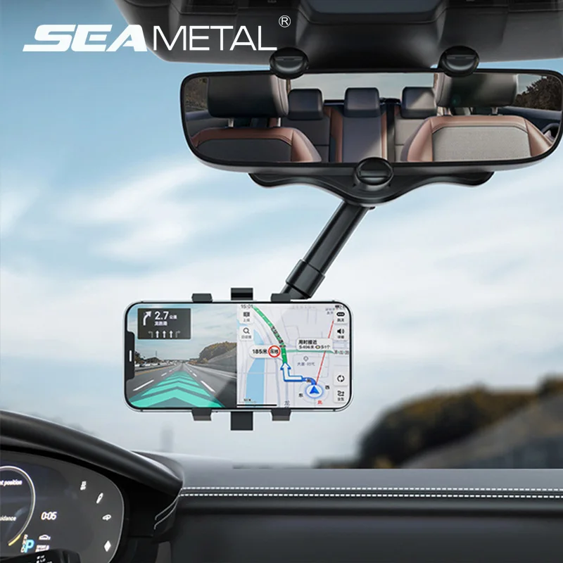 Universal Car Rearview Mirror Phone Holder 360 Degree Rotation Car Phone Holder Mount Stand For Dash Cam GPS Smartphone Bracket
Universal Car Rearview Mirror Phone Holder 360 Degree Rotation Car Phone Holder Mount Stand For Dash Cam GPS Smartphone Bracket