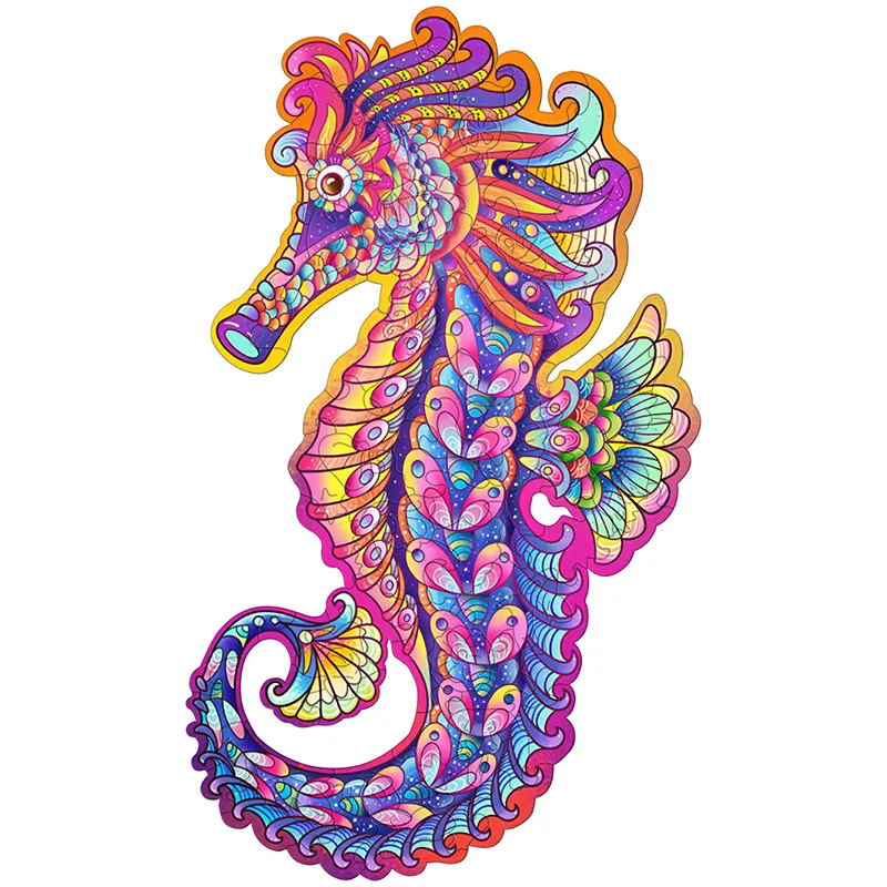 Custom Puzzle Hippocampus Wooden Animal 100 200 300 Pieces Toy Jigsaw Unique Shape Kids Creative Game Children Gift Factory DIY
Custom Puzzle Hippocampus Wooden Animal 100 200 300 Pieces Toy Jigsaw Unique Shape Kids Creative Game Children Gift Factory DIY