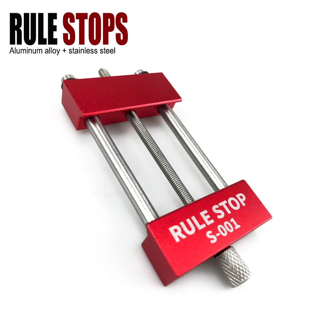 Convenient Rule Stop Woodworking Tools Steel Ruler Positioning Block Carpenter Scriber Gauge Marking Tool
Convenient Rule Stop Woodworking Tools Steel Ruler Positioning Block Carpenter Scriber Gauge Marking Tool