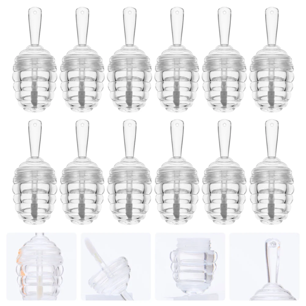 12 Pcs Honeycomb Lip Glaze Empty Tube Balm Container Hive Plastic Lipstick Bottles
12 Pcs Honeycomb Lip Glaze Empty Tube Balm Container Hive Plastic Lipstick Bottles