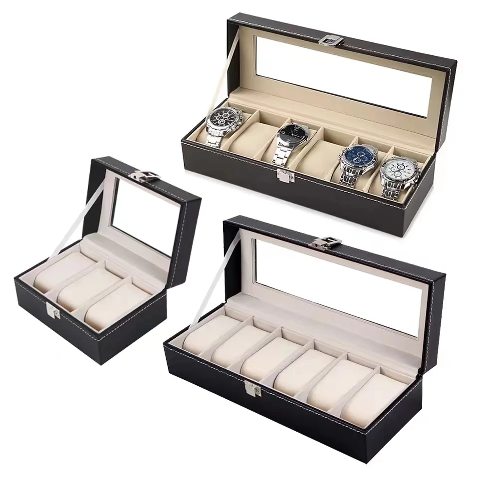 Watch Box PU Leather Organizer Quartz Watches Case Display Men Women Holder Gift
Watch Box PU Leather Organizer Quartz Watches Case Display Men Women Holder Gift