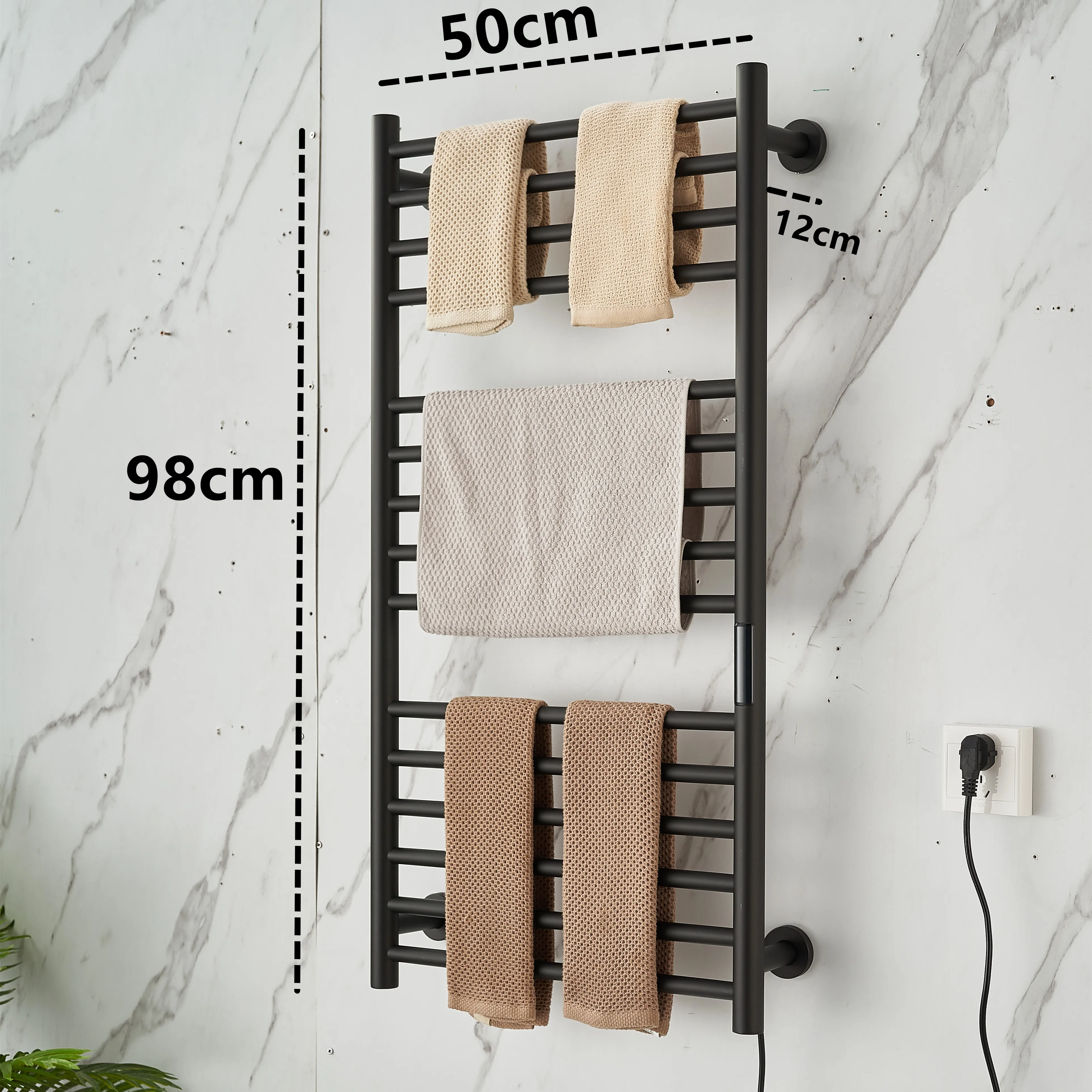15 Layers Hidden Wire Heated Towel Rack Smart Home Towel Warmer Stainless Steel Bathroom Equipment Temperature &Time Control
15 Layers Hidden Wire Heated Towel Rack Smart Home Towel Warmer Stainless Steel Bathroom Equipment Temperature &Time Control