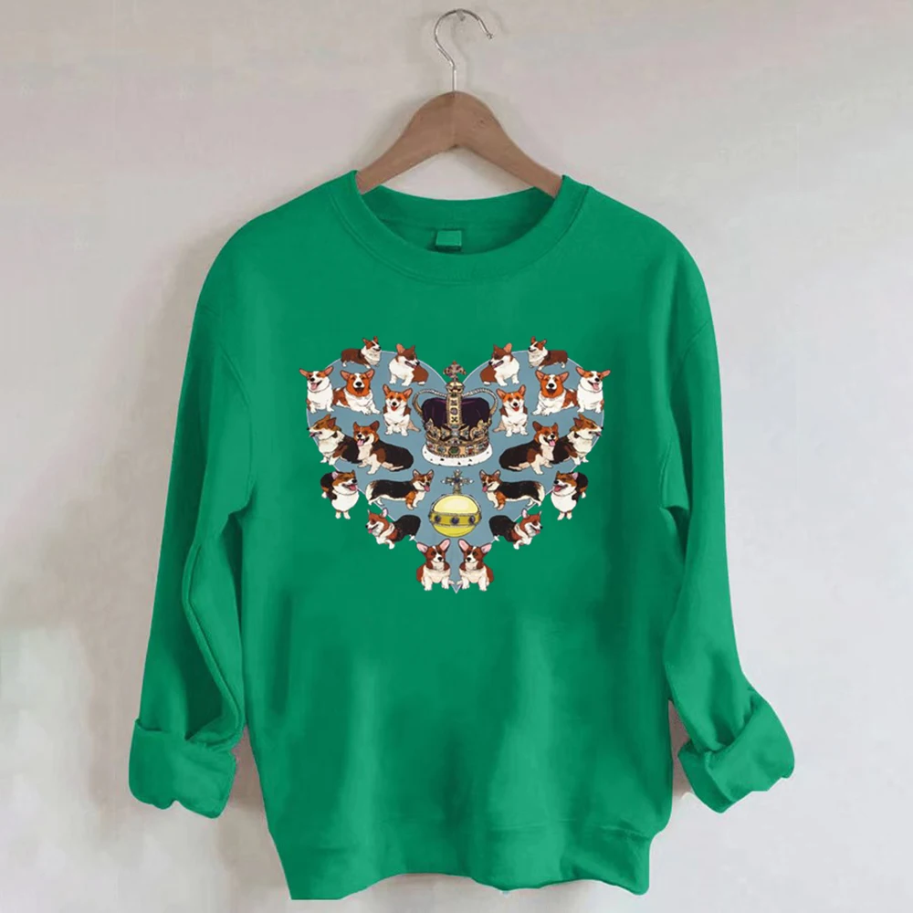 Queen Elizabeth Ii Casual Round Neck Sweatshirts Heart Pattern Print Creative Sweater Pullover Streetwear Multiple Colour Tops
Queen Elizabeth Ii Casual Round Neck Sweatshirts Heart Pattern Print Creative Sweater Pullover Streetwear Multiple Colour Tops