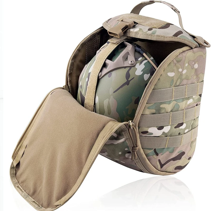 

Tactical Hunting Military Helmets Bag Pack,multi-purpose Carrying Combat For Molle Pouch Shooting Storage Sports Helmet