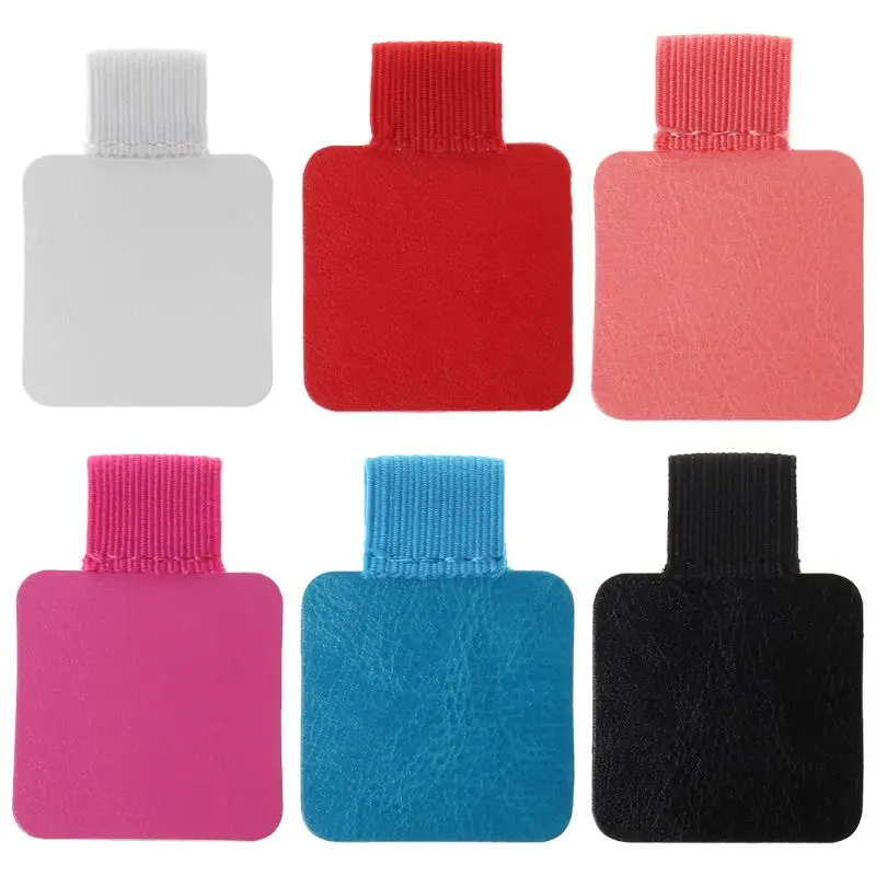 Y1UB 3pcs Square Self-adhesive Leather Pen Clip Pencil Elastic Loop For Notebooks Jou
Y1UB 3pcs Square Self-adhesive Leather Pen Clip Pencil Elastic Loop For Notebooks Jou