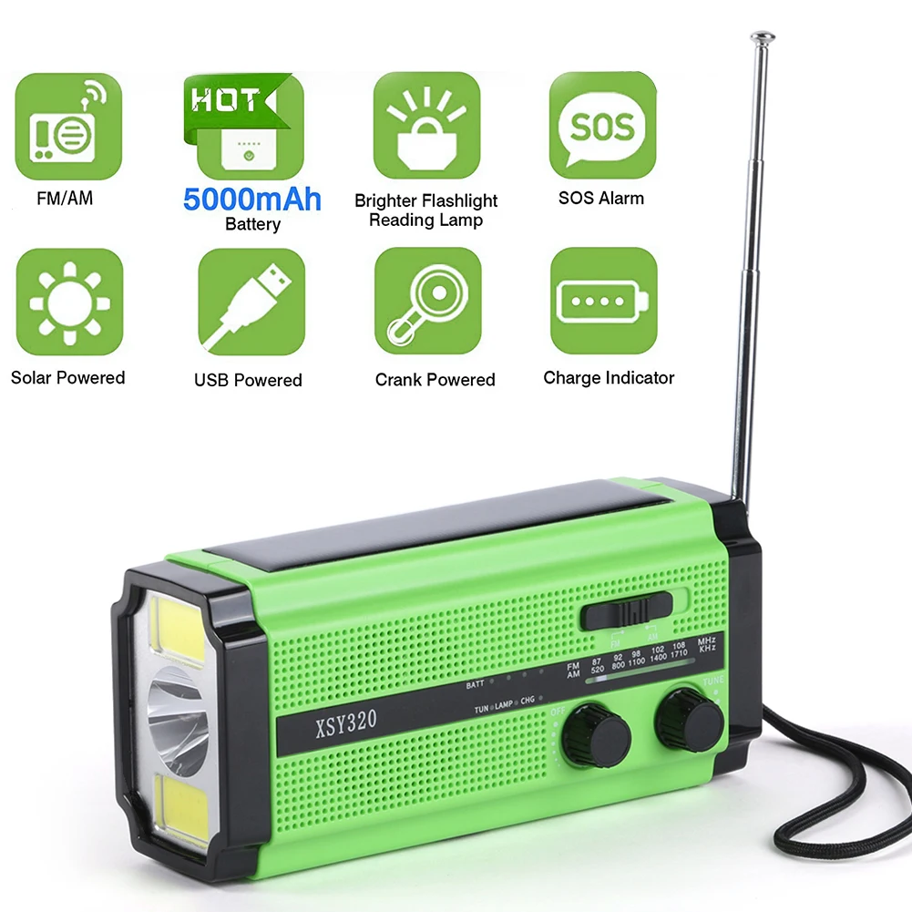 AM/FM/WB аварийный радиоприемник, работающий от солнечной батареи, USB-зарядка, многофункциональный аварийный радиоприемник на солнечной батар...
AM/FM/WB аварийный радиоприемник, работающий от солнечной батареи, USB-зарядка, многофункциональный аварийный радиоприемник на солнечной батар...