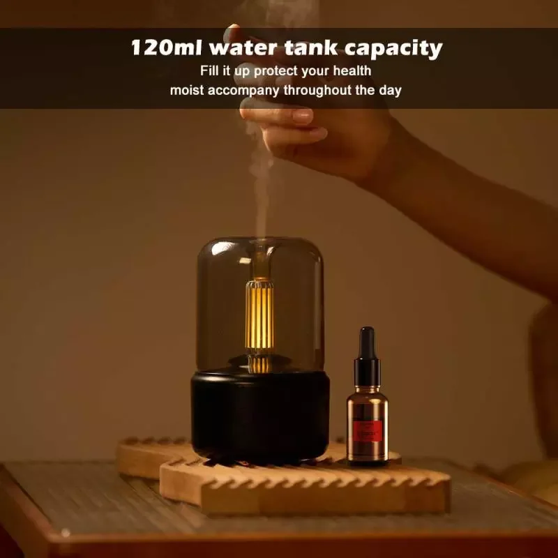 NEW2023 Ultrasonic Air Humidifier Elegant Candlelight Aroma Diffuser Room Aromatherapy Humidifiers Diffusers With Night Light Fo
NEW2023 Ultrasonic Air Humidifier Elegant Candlelight Aroma Diffuser Room Aromatherapy Humidifiers Diffusers With Night Light Fo