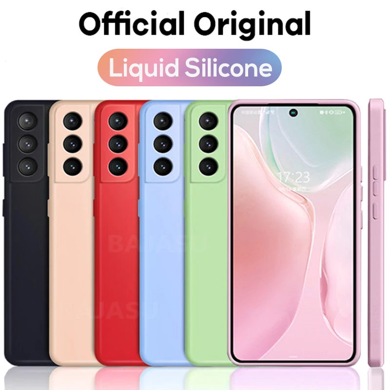 Luxury Liquid Silicone Case For Samsung Galaxy S10 S20 S21 FE S22 Plus Note 20 Ultra A52 A51 A50 A32 A12 A71 A72 Cute Soft Cover
Luxury Liquid Silicone Case For Samsung Galaxy S10 S20 S21 FE S22 Plus Note 20 Ultra A52 A51 A50 A32 A12 A71 A72 Cute Soft Cover