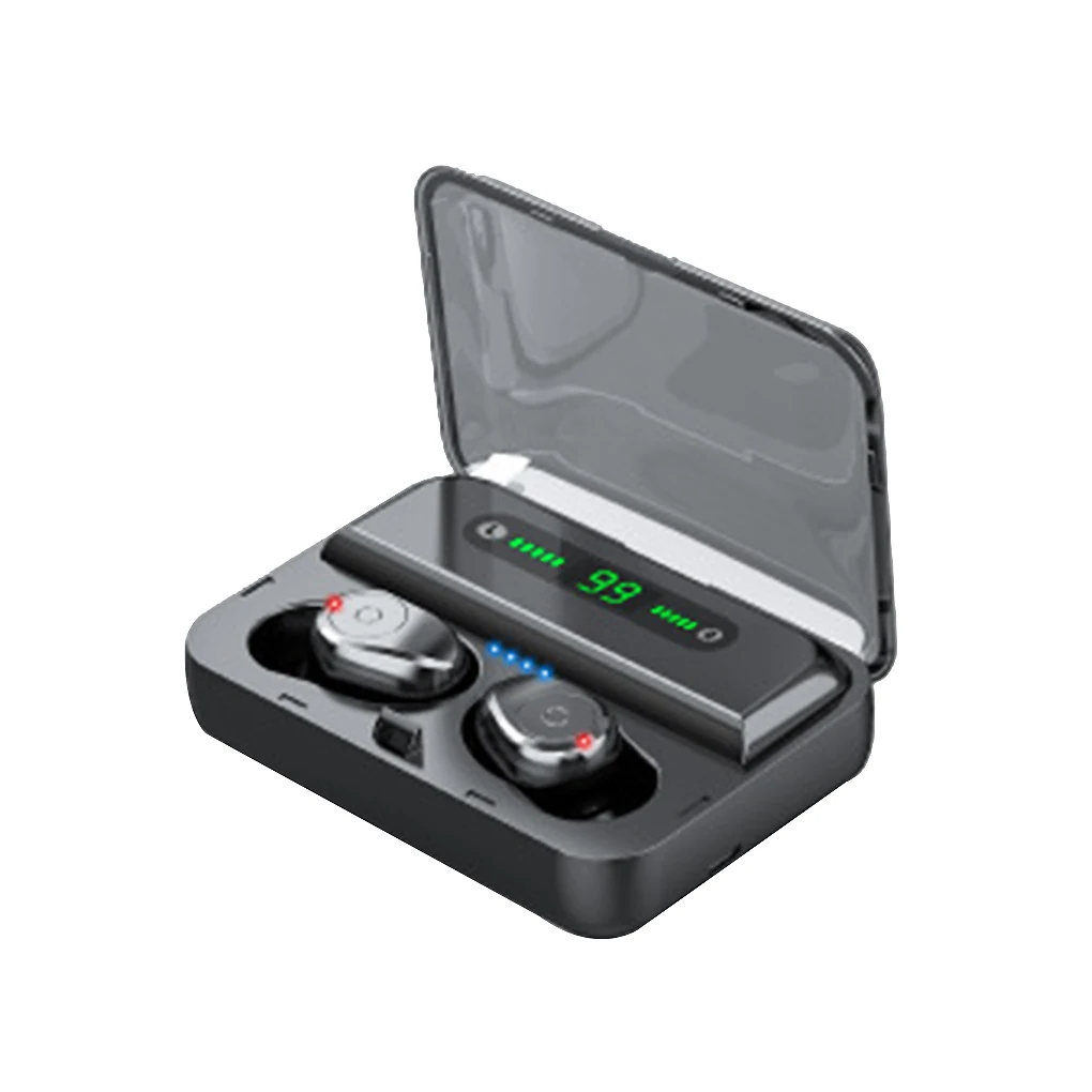 F9-5 TWS Bluetooth 5.0 Earphones Touch Control Phone In-ear Earpiece Handfree Noise Reduction Headset Brethable Light 
F9-5 TWS Bluetooth 5.0 Earphones Touch Control Phone In-ear Earpiece Handfree Noise Reduction Headset Brethable Light