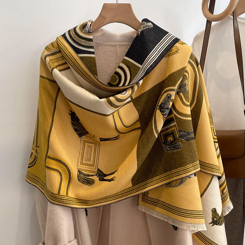 2023 Fashion Cashmere Scarf for Women Warm Winter Shawl Wrap Pashmina Neckerchief Thick Blanket Bufanda Female Echarpe Poncho
2023 Fashion Cashmere Scarf for Women Warm Winter Shawl Wrap Pashmina Neckerchief Thick Blanket Bufanda Female Echarpe Poncho