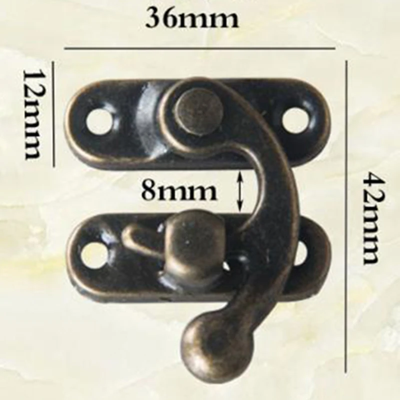 Latch Lock Safety Wood Zinc alloy Gift Hardware Jewelry Mini Right hook 10 set Accessories Bronze Fixing Screw
Latch Lock Safety Wood Zinc alloy Gift Hardware Jewelry Mini Right hook 10 set Accessories Bronze Fixing Screw