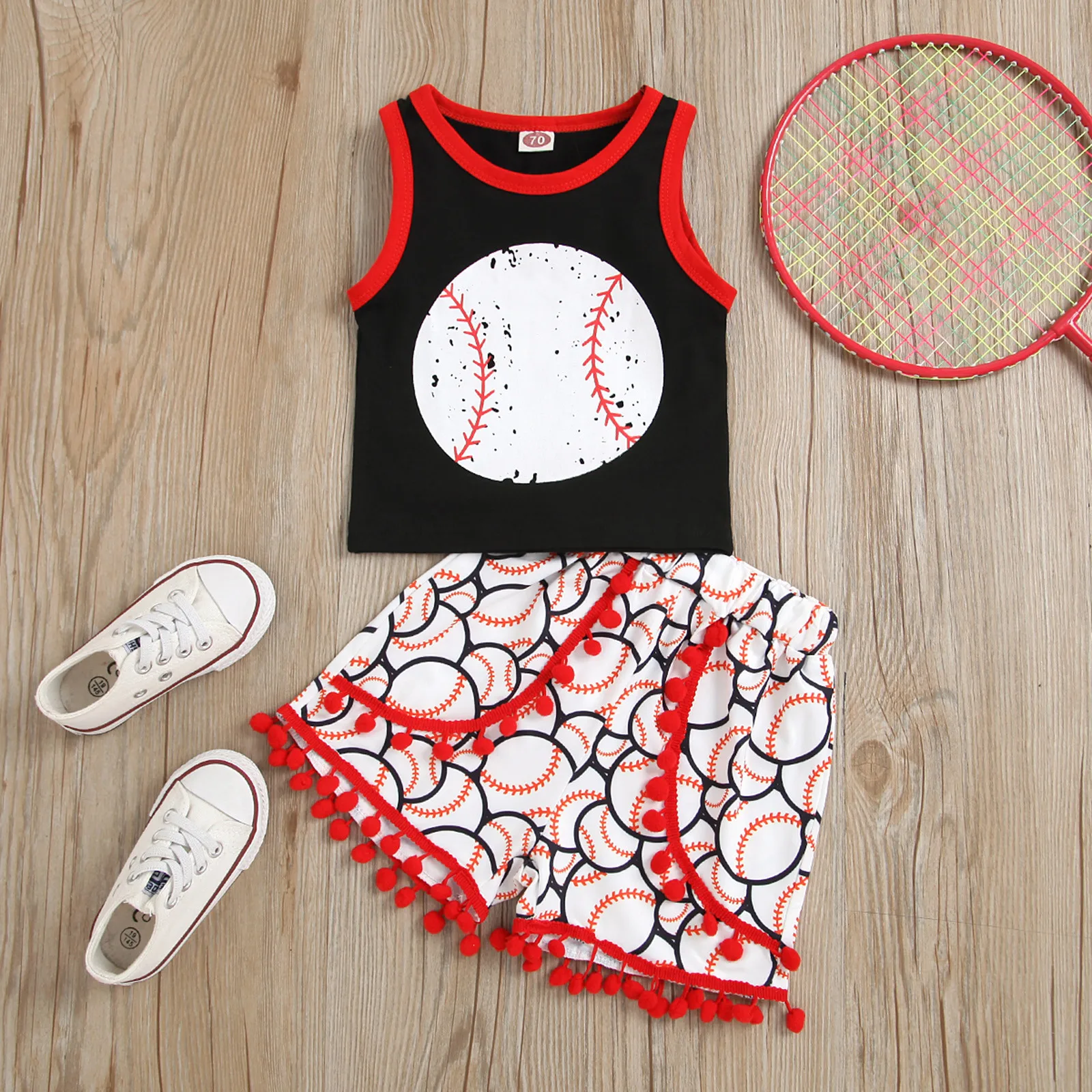 Summer Newborn Baby Girls Clothing Sets Suspender Loose T Shirt +Tassels Shorts Infant Outfits Child Suit Tracksuit Girl Clothes
Summer Newborn Baby Girls Clothing Sets Suspender Loose T Shirt +Tassels Shorts Infant Outfits Child Suit Tracksuit Girl Clothes
