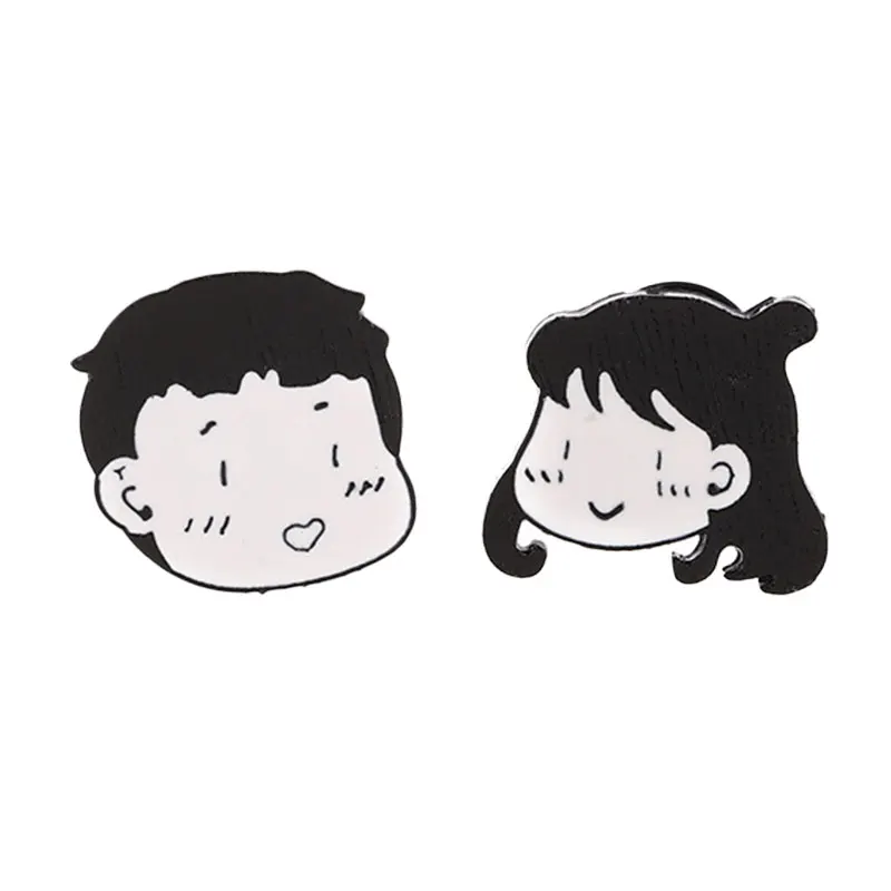 Cute Couple Brooches Clothes Bag Lapel Pendant Badge Personality Accessories Enamel Pins Brooch Jewelry for Men Woman
Cute Couple Brooches Clothes Bag Lapel Pendant Badge Personality Accessories Enamel Pins Brooch Jewelry for Men Woman