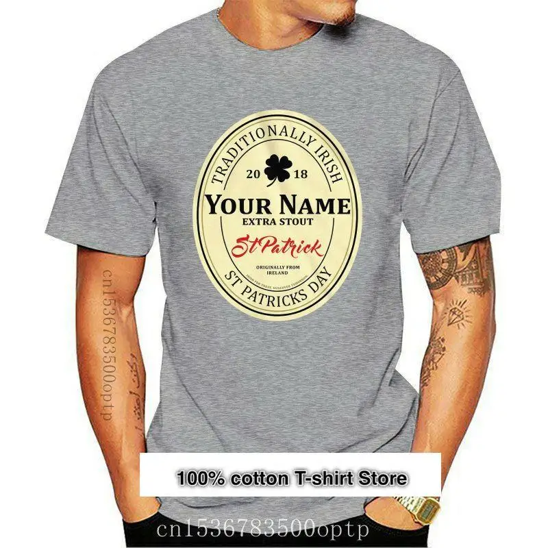 Camiseta de manga corta con logo irlandés personalizado, prenda de vestir, con el nombre del día de St Patricks, 2020 L27
Camiseta de manga corta con logo irlandés personalizado, prenda de vestir, con el nombre del día de St Patricks, 2020 L27