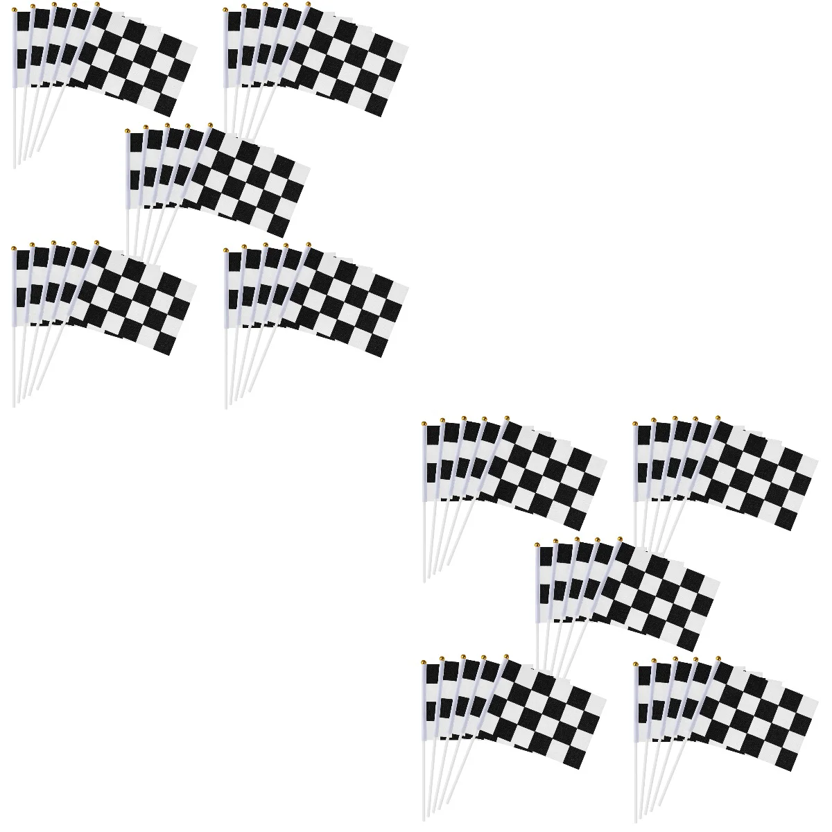 50 pcs Black And White Racing Flags Car Themed Birthday Party Decorations Small Checkered Flag Small Racing Flags
50 pcs Black And White Racing Flags Car Themed Birthday Party Decorations Small Checkered Flag Small Racing Flags