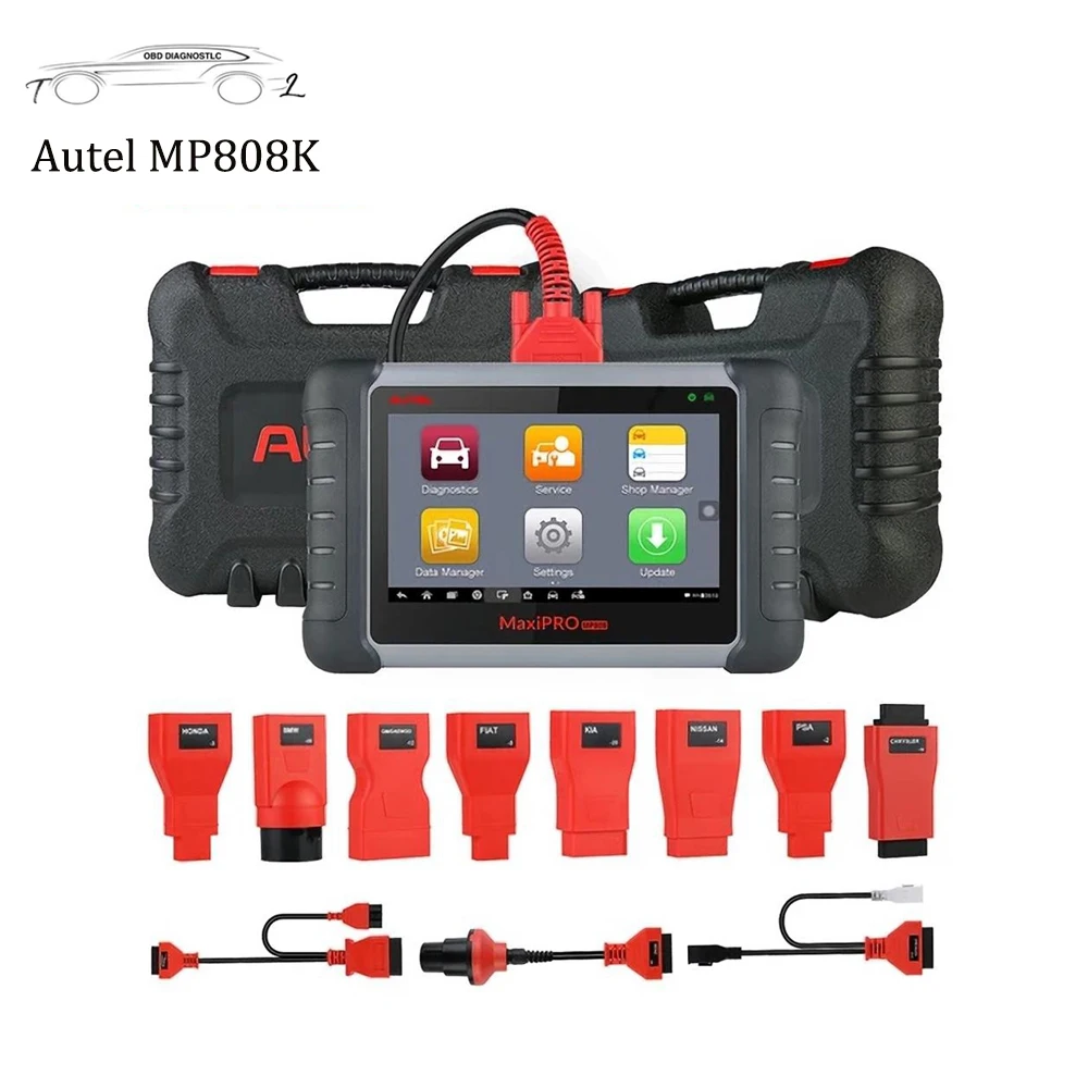 Autel MaxiPro MP808K инструмент для диагностического сканирования автомобиля с OE-уровнем диагностики всех систем для V-W/B-enz/B-MW/H-onda/F-Fiat
Autel MaxiPro MP808K инструмент для диагностического сканирования автомобиля с OE-уровнем диагностики всех систем для V-W/B-enz/B-MW/H-onda/F-Fiat