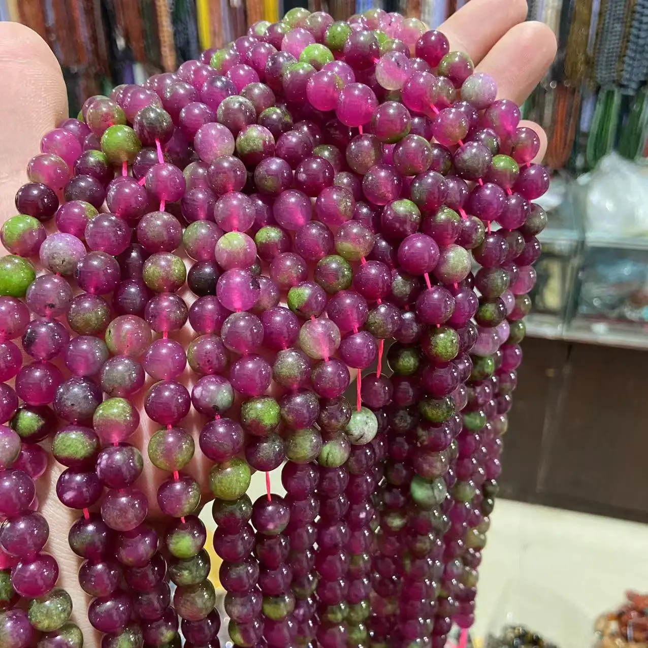 Red Green Treasure Jades Round Loose Beads For Jewelry Making Diy Bracelet Necklace Islamic Tasbih Muslim Rosary Bead Accessorie
Red Green Treasure Jades Round Loose Beads For Jewelry Making Diy Bracelet Necklace Islamic Tasbih Muslim Rosary Bead Accessorie
