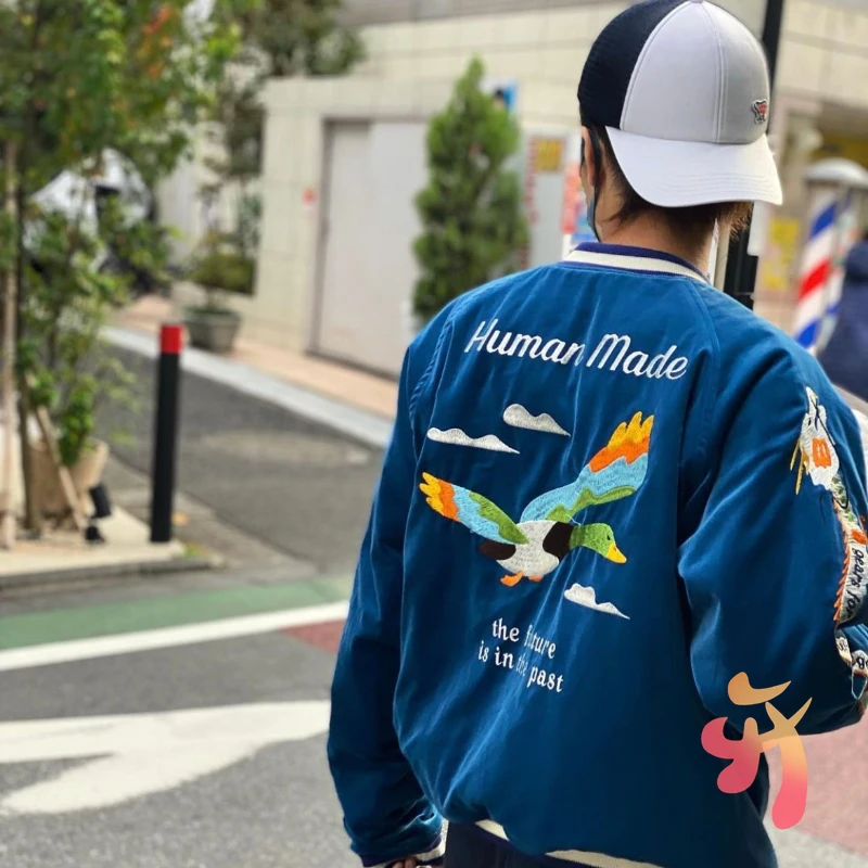 2022SS Human Made Jacket High Quality Cartoon Avatar Mask Monster Retro Leather Jackets Double Sided Wear Jacket for Men
2022SS Human Made Jacket High Quality Cartoon Avatar Mask Monster Retro Leather Jackets Double Sided Wear Jacket for Men