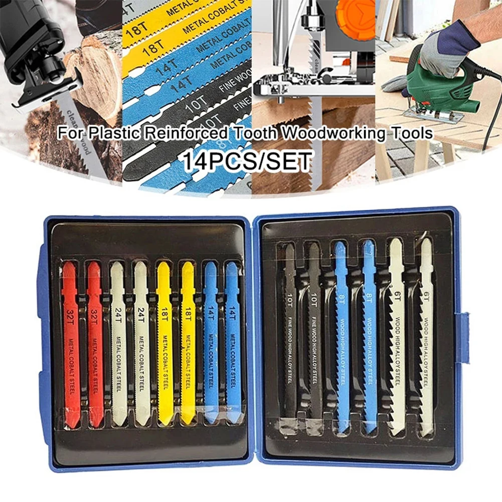 Jigsaw Blades Straight Cutting Tools T-Shank Jig Saw Blade Metal Steel Wood Assorted Saw Blades Woodworking Tool Cutting Jig Saw
Jigsaw Blades Straight Cutting Tools T-Shank Jig Saw Blade Metal Steel Wood Assorted Saw Blades Woodworking Tool Cutting Jig Saw