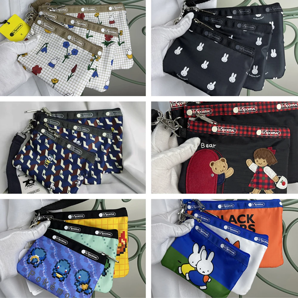 3Pcs Lesportsac Cartoon Snoopys Kittys Casual Print Coin Purse Kawaii Anime Water-Repellent Storage Makeup Clutch Handbag Gifts
3Pcs Lesportsac Cartoon Snoopys Kittys Casual Print Coin Purse Kawaii Anime Water-Repellent Storage Makeup Clutch Handbag Gifts