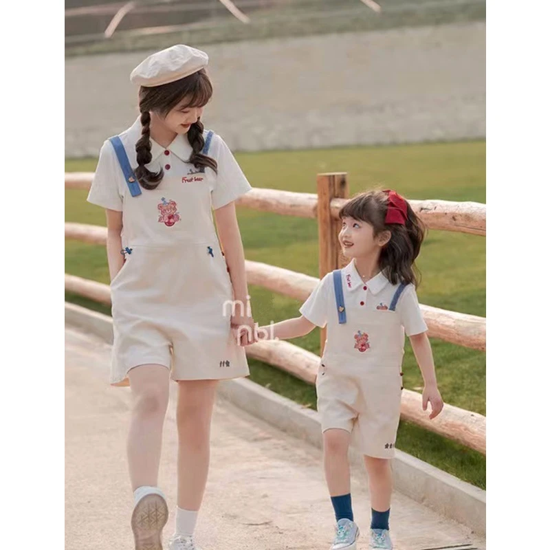 Mother Baby Jumpsuit Combination Girls Summer Top Overalls Shorts Two Piece Sets Mommy and Daughter Son Matching Outfits Clothes
Mother Baby Jumpsuit Combination Girls Summer Top Overalls Shorts Two Piece Sets Mommy and Daughter Son Matching Outfits Clothes