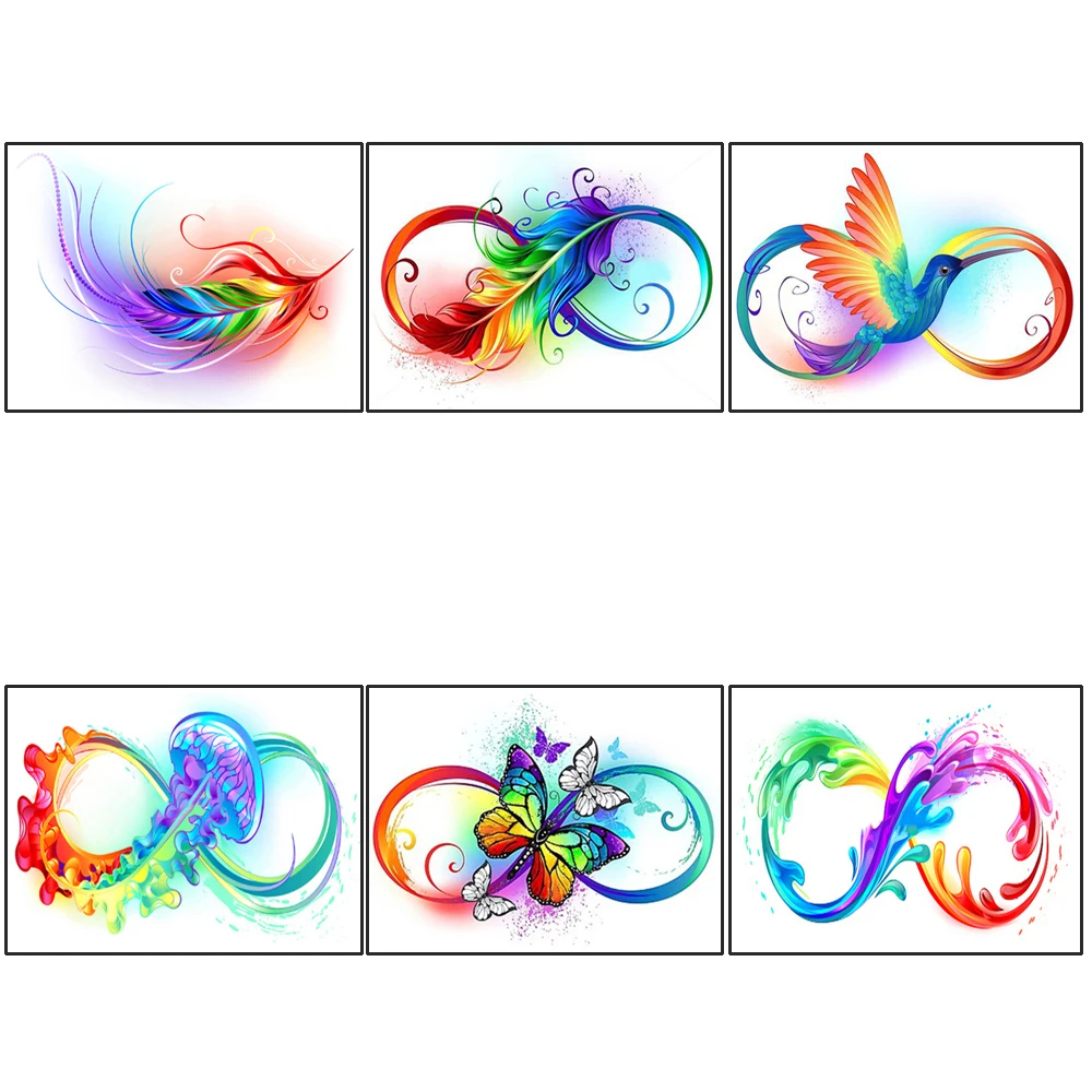 Rainbow Feather Diamond Painting Butterfly Bird 5D Diamond Embroidery Mosaic Cross Stitch Set Picture Of Rhinestones Home Decor
Rainbow Feather Diamond Painting Butterfly Bird 5D Diamond Embroidery Mosaic Cross Stitch Set Picture Of Rhinestones Home Decor