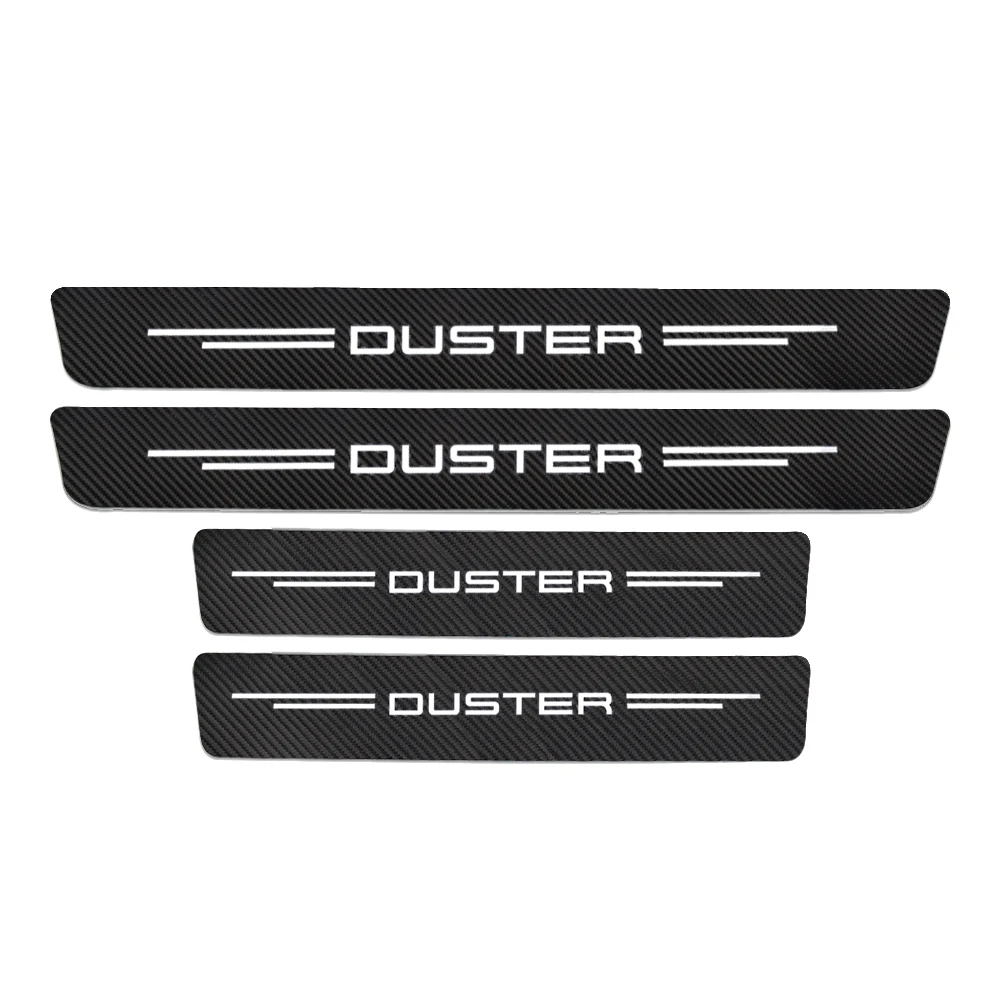 4Pcs for Renault Dacia Duster Car Sticker Anti Scratch Door Sill Protect Auto Threshold Carbon Fiber Decal Tuning Accessories
4Pcs for Renault Dacia Duster Car Sticker Anti Scratch Door Sill Protect Auto Threshold Carbon Fiber Decal Tuning Accessories