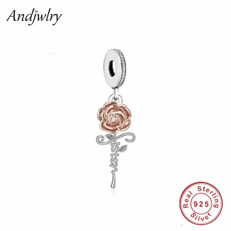 Fit Bracelet Charms Silver 925 Original Flower To My Sister Forever My Friends Bead Bracelet&Bangle Jewelry Berloque
Fit Bracelet Charms Silver 925 Original Flower To My Sister Forever My Friends Bead Bracelet&Bangle Jewelry Berloque