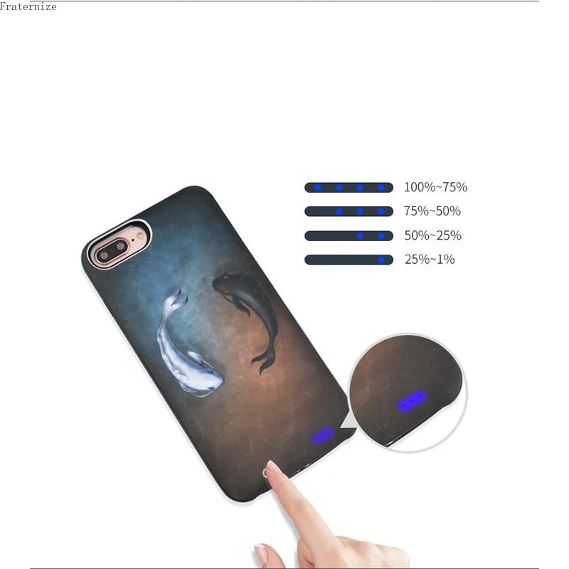 painted Tai Chi Yin Yang fish battery charger case for iPhone 8 7 6s 6 Plus SE 2020 Charging Case for iPhone X XS power bank
painted Tai Chi Yin Yang fish battery charger case for iPhone 8 7 6s 6 Plus SE 2020 Charging Case for iPhone X XS power bank