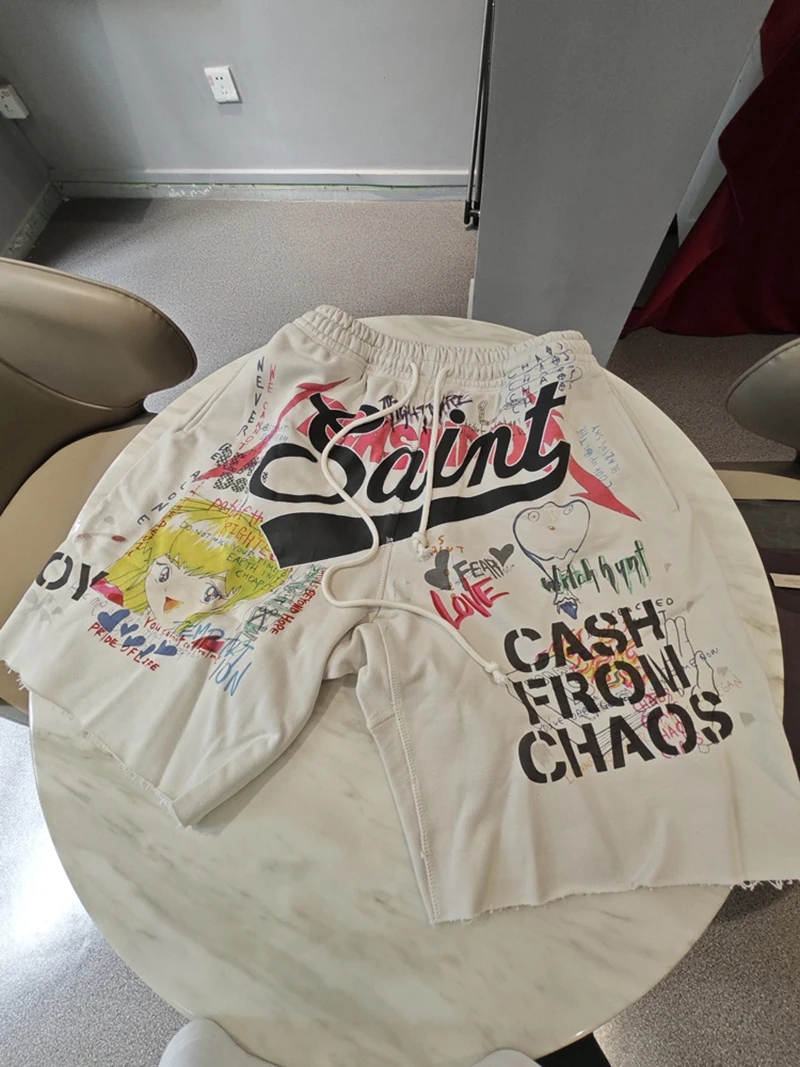 2023 New Saint Michael Shorts Graffiti Streetwear American Hip Hop Short Pants Casual Loose Breathable Sports Basketball Jogging
2023 New Saint Michael Shorts Graffiti Streetwear American Hip Hop Short Pants Casual Loose Breathable Sports Basketball Jogging