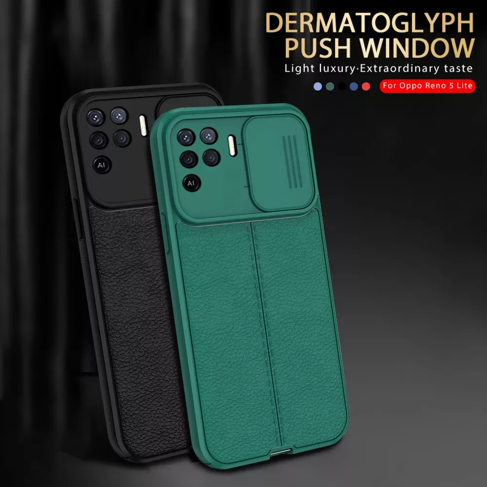 Push Pull Camera Anti-fall Protection Cover For Oppo Reno 5 Lite Lychee Pattern Leather Texture Cases For Reno5 4 Lite 5F Coque
Push Pull Camera Anti-fall Protection Cover For Oppo Reno 5 Lite Lychee Pattern Leather Texture Cases For Reno5 4 Lite 5F Coque