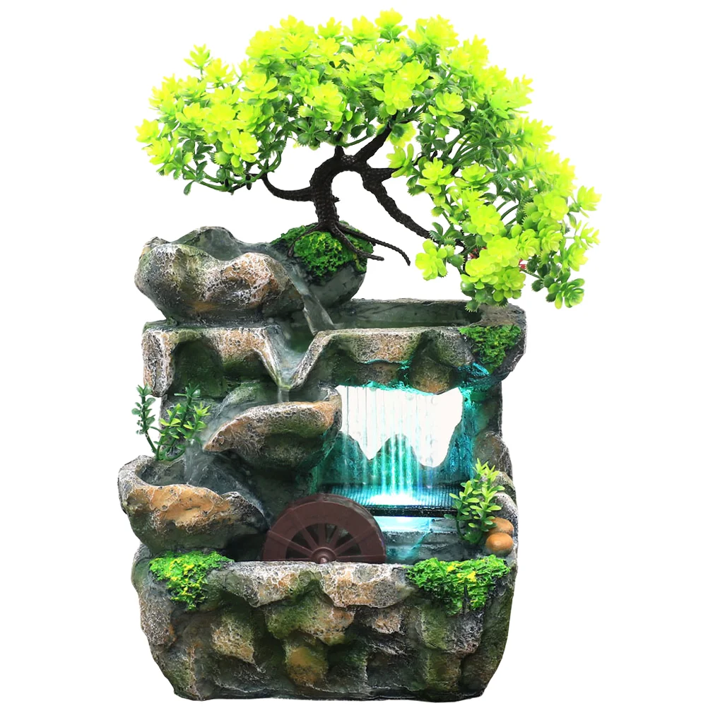 Office Table Small Water Fountain Indoor Decorate Table Fountains Waterfall Mini Resin Room Decoration
Office Table Small Water Fountain Indoor Decorate Table Fountains Waterfall Mini Resin Room Decoration