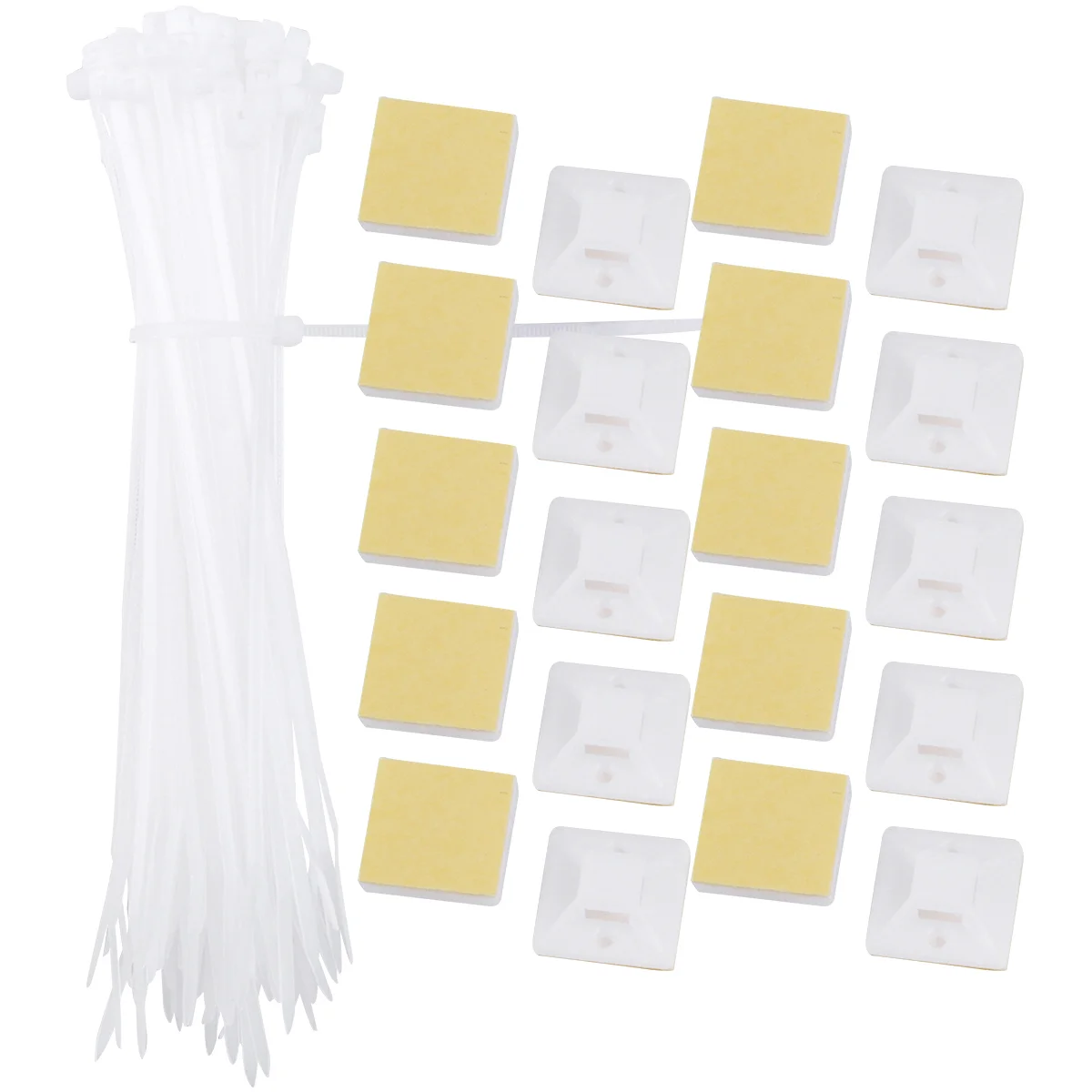 Cable Tie Adhesive Zip Mounts Self Holders Clips Management Base Sticky Multi Wire Desk Padsmount Ties Tapping Stick
Cable Tie Adhesive Zip Mounts Self Holders Clips Management Base Sticky Multi Wire Desk Padsmount Ties Tapping Stick