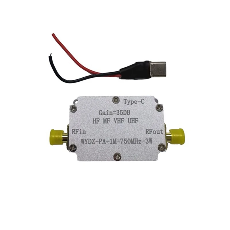 1M-750M 3W HF FM VHF UHF Shortwave Amplifier + Case Fm Transmitter Multi-Function Broadband
1M-750M 3W HF FM VHF UHF Shortwave Amplifier + Case Fm Transmitter Multi-Function Broadband