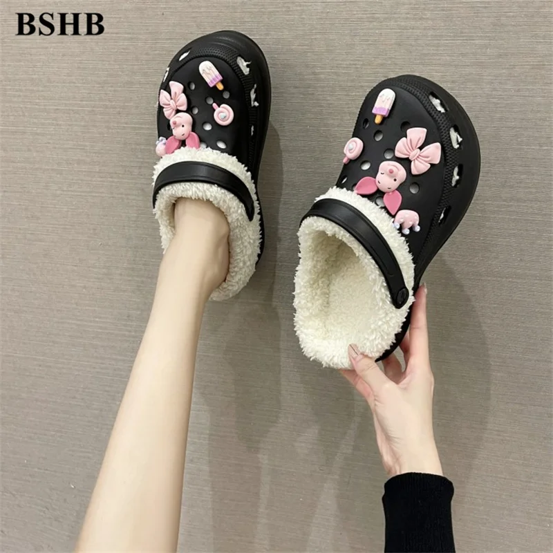 Fashion Woman Shoes 2022 New Trend Warm Slippers Indoor House Slippers Cute Pink Pig Garden Sandals Woman Clogs Removable Inside
Fashion Woman Shoes 2022 New Trend Warm Slippers Indoor House Slippers Cute Pink Pig Garden Sandals Woman Clogs Removable Inside