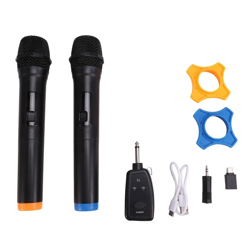 Karaoke Handheld Dynamic Dj Mic Rechargeable Receiver Wedding Speech Club Show Meeting