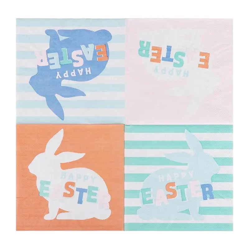 Rabbit Napkins 20 Sheets/pack Happy Easter Easter Cocktail Napkins Decorative Napkins Pastel Paper Tissues Party Paper Napkins
Rabbit Napkins 20 Sheets/pack Happy Easter Easter Cocktail Napkins Decorative Napkins Pastel Paper Tissues Party Paper Napkins