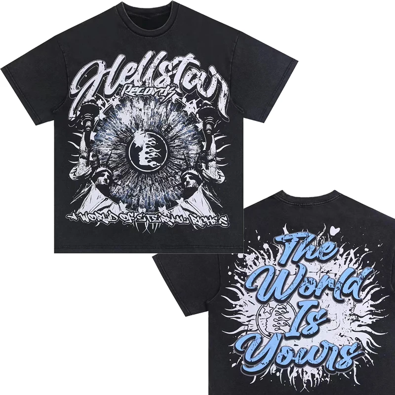 Hellstar Cotton T-shirt Fashion Black Men Women Designer Clothes Cartoon Graphic Punk Rock Tops Summer High Street Streetwear
Hellstar Cotton T-shirt Fashion Black Men Women Designer Clothes Cartoon Graphic Punk Rock Tops Summer High Street Streetwear