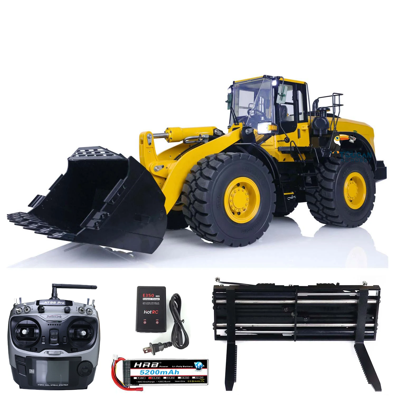 MTM 1/14 Mental Hydraulic RC Loader WA480 for RTR Assembled Painted Construction Vehicles Truck Model Outdoors Toy THZH1339-SMT5
MTM 1/14 Mental Hydraulic RC Loader WA480 for RTR Assembled Painted Construction Vehicles Truck Model Outdoors Toy THZH1339-SMT5