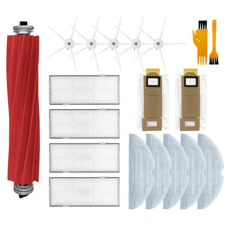 For Xiaomi Roborock S7 / T7S Plus Replacement Mop Rag Hepa Filter Main Side Brush Dust Bag Robotic Vacuum Cleaner Parts
For Xiaomi Roborock S7 / T7S Plus Replacement Mop Rag Hepa Filter Main Side Brush Dust Bag Robotic Vacuum Cleaner Parts