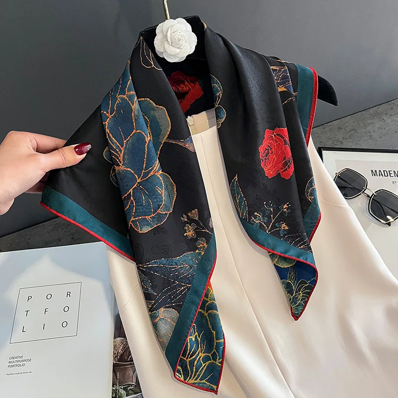 Silk Scarf Twill Hijab Hair Women Wraps Neckerchief scarves Echarpe Printed Foulard Femme Scarfs Bandana Shawl Gift For Lady
Silk Scarf Twill Hijab Hair Women Wraps Neckerchief scarves Echarpe Printed Foulard Femme Scarfs Bandana Shawl Gift For Lady
